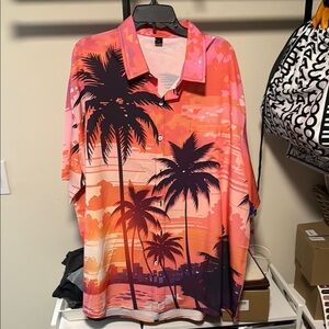 Tropical Sunset Men's Shirt